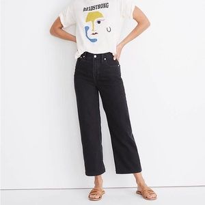 Madewell slim wide leg crop size 25